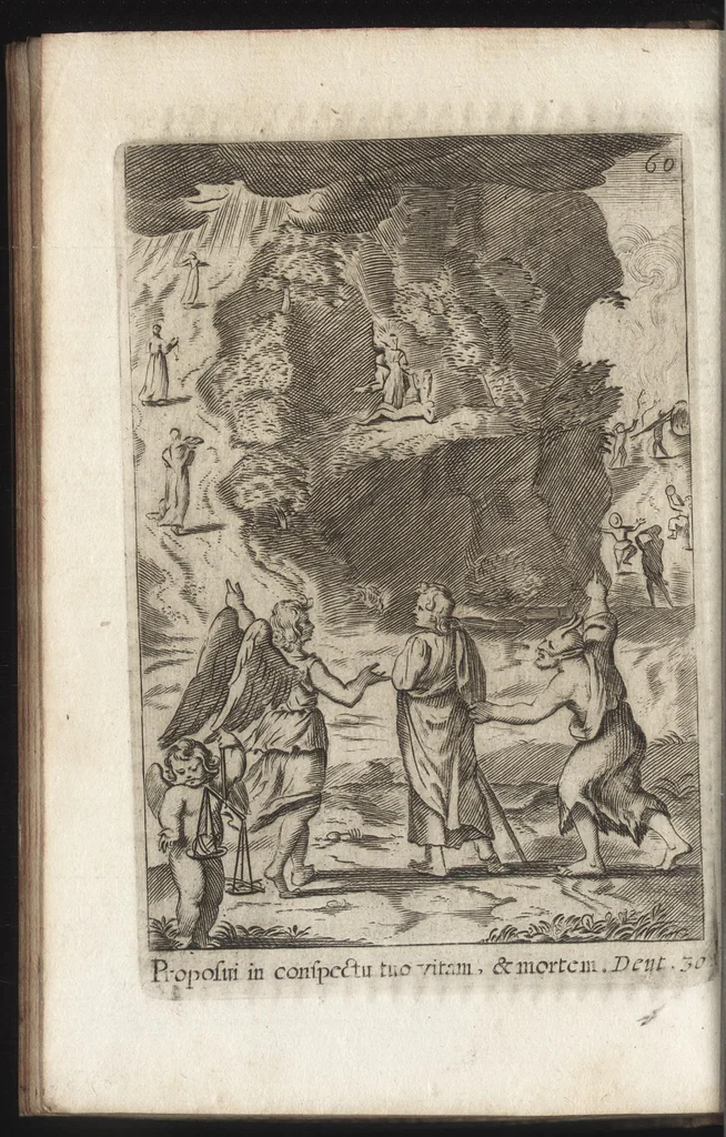 An illustration from Praxis exercitiorum spiritualium P.N. S. Ignatii;, 1695, leaf 93