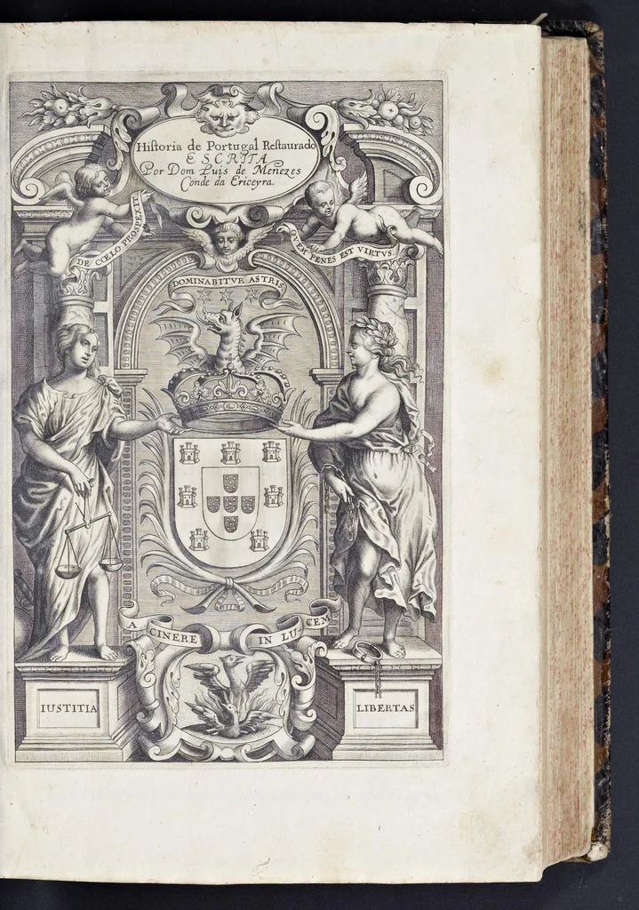 An illustration from Historia de Portugal restaurado, 1698, leaf 4