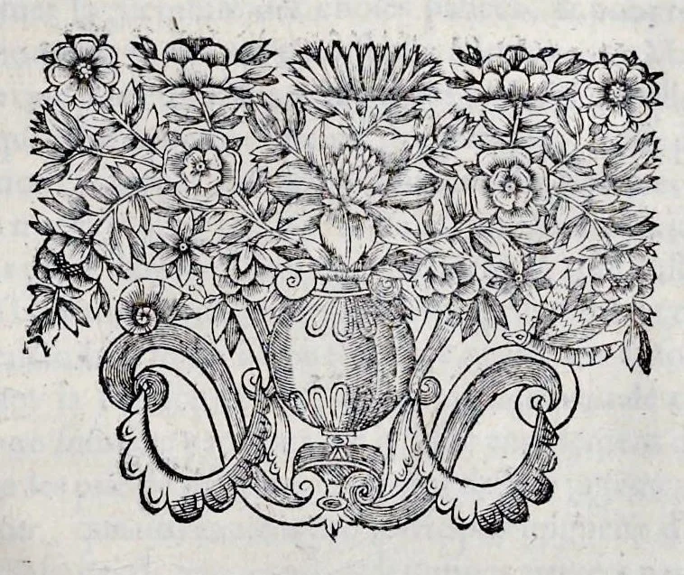 An illustration from Histoire de lábbaye royale de S. Ouen de Rouen : divisée en cinq livres, où il est traité ... de la naissance, éducation, & des principales vertus de saint Oüen ... : de la fondation, progrez, ruine, rétablissement, & des diuers éuenemens de l'Abbaye de Saint Oüen ... : des abbez qui l'ont gouuernée ... : des abbayes, prieurez, & paroisses qui ont esté dépendantes ... : des preuues ou pieces justificatiues de cette histoire ... : [ensemble celles des abbayes de Ste. Catherine et de St. Amand], 1662, leaf 536