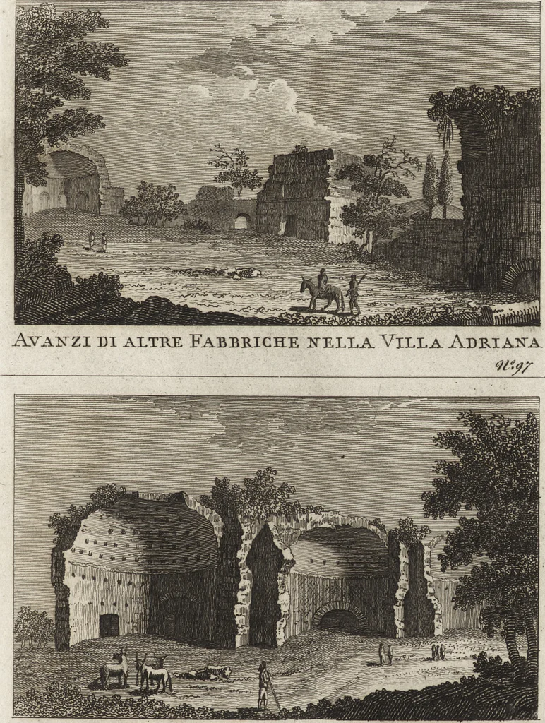 An illustration from Nuova raccolta di 100 vedutine antiche della cittá di Roma e sue vicinanze, 1795, leaf 102