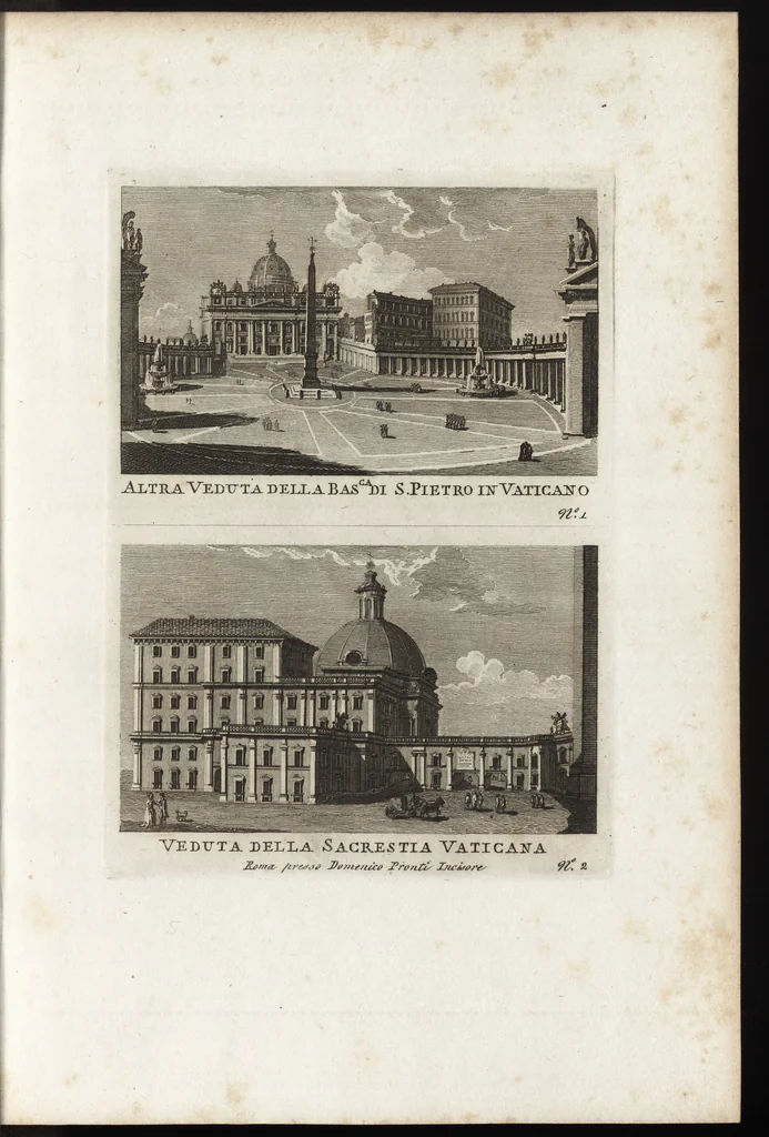 An illustration from Nuova raccolta di 100 vedutine antiche della cittá di Roma e sue vicinanze, 1795, leaf 108