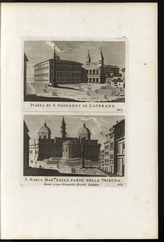 An illustration from Nuova raccolta di 100 vedutine antiche della cittá di Roma e sue vicinanze, 1795, leaf 110