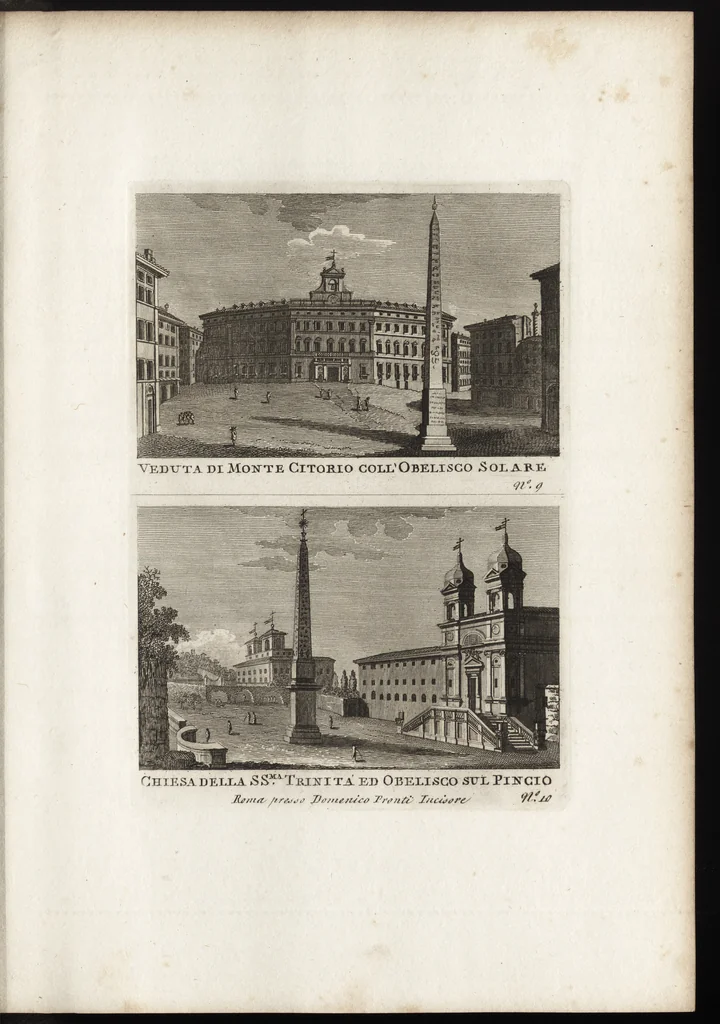 An illustration from Nuova raccolta di 100 vedutine antiche della cittá di Roma e sue vicinanze, 1795, leaf 116