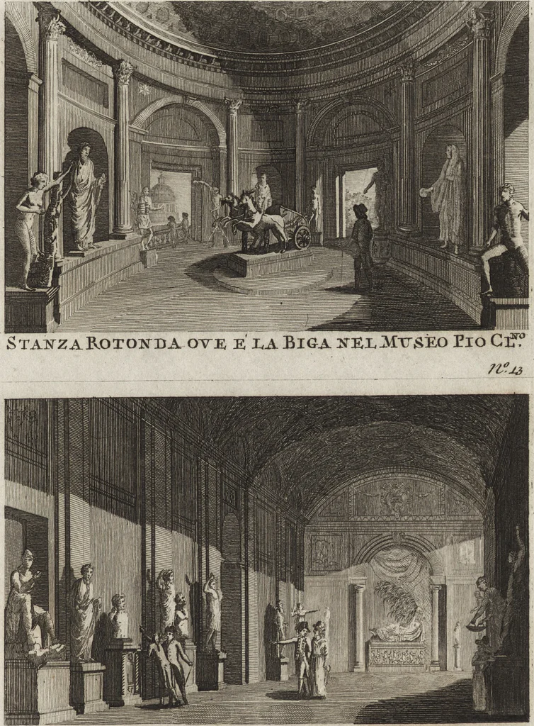 An illustration from Nuova raccolta di 100 vedutine antiche della cittá di Roma e sue vicinanze, 1795, leaf 120