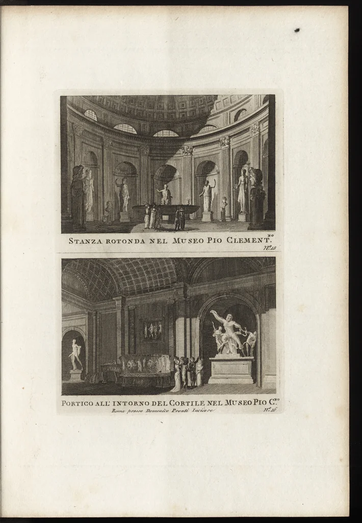 An illustration from Nuova raccolta di 100 vedutine antiche della cittá di Roma e sue vicinanze, 1795, leaf 122