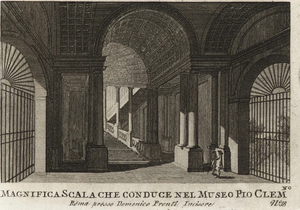 An illustration from Nuova raccolta di 100 vedutine antiche della cittá di Roma e sue vicinanze, 1795, leaf 124