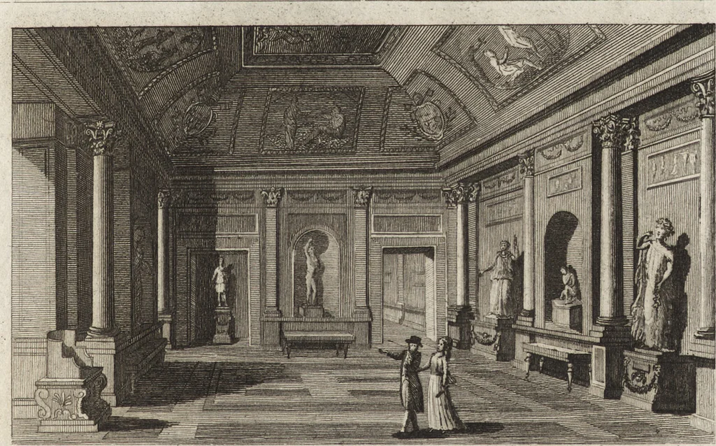 An illustration from Nuova raccolta di 100 vedutine antiche della cittá di Roma e sue vicinanze, 1795, leaf 126