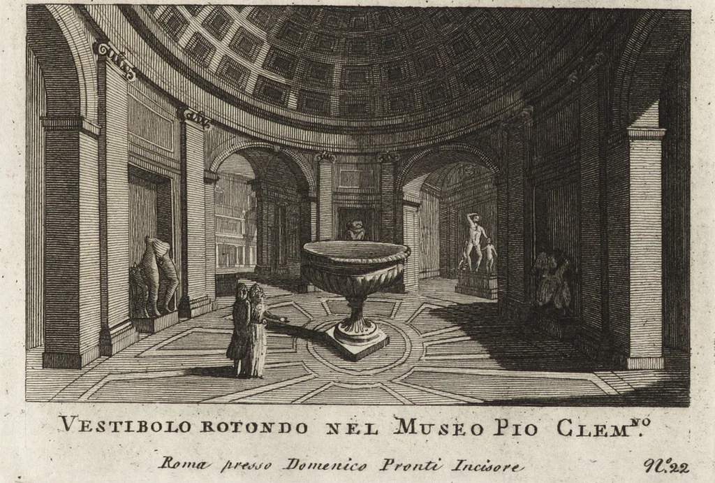 An illustration from Nuova raccolta di 100 vedutine antiche della cittá di Roma e sue vicinanze, 1795, leaf 128