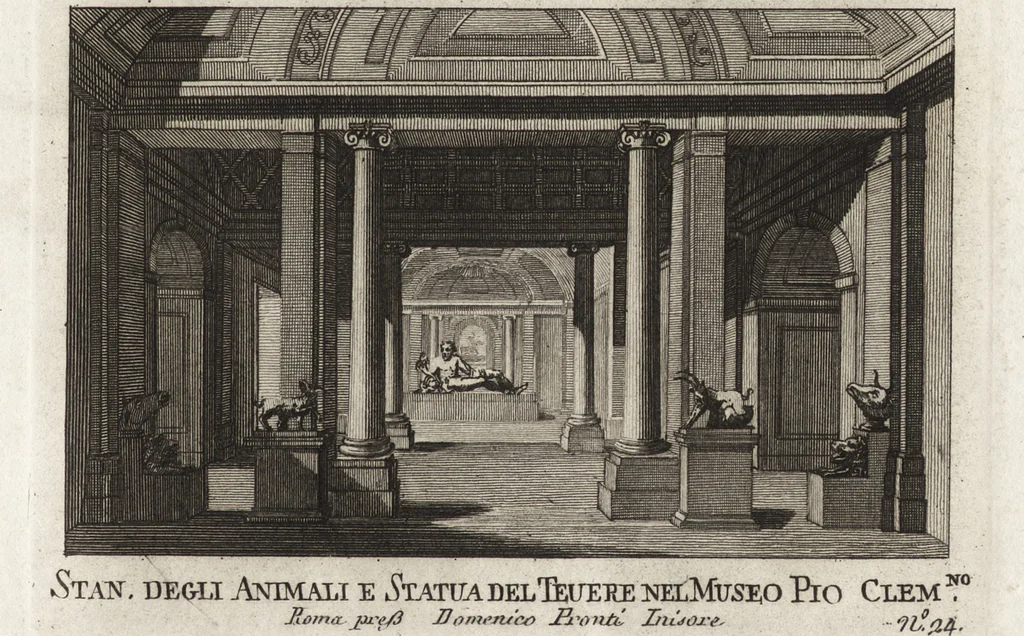 An illustration from Nuova raccolta di 100 vedutine antiche della cittá di Roma e sue vicinanze, 1795, leaf 130