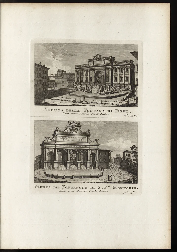An illustration from Nuova raccolta di 100 vedutine antiche della cittá di Roma e sue vicinanze, 1795, leaf 134