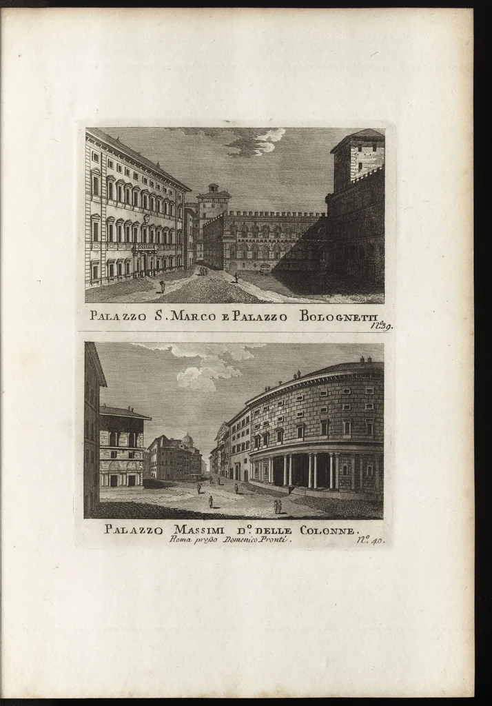 An illustration from Nuova raccolta di 100 vedutine antiche della cittá di Roma e sue vicinanze, 1795, leaf 146