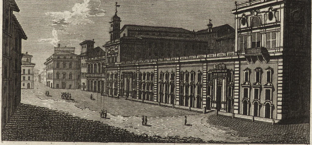 An illustration from Nuova raccolta di 100 vedutine antiche della cittá di Roma e sue vicinanze, 1795, leaf 148