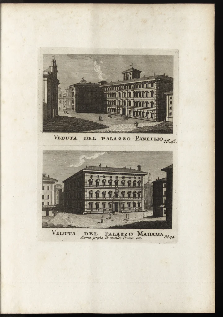 An illustration from Nuova raccolta di 100 vedutine antiche della cittá di Roma e sue vicinanze, 1795, leaf 150