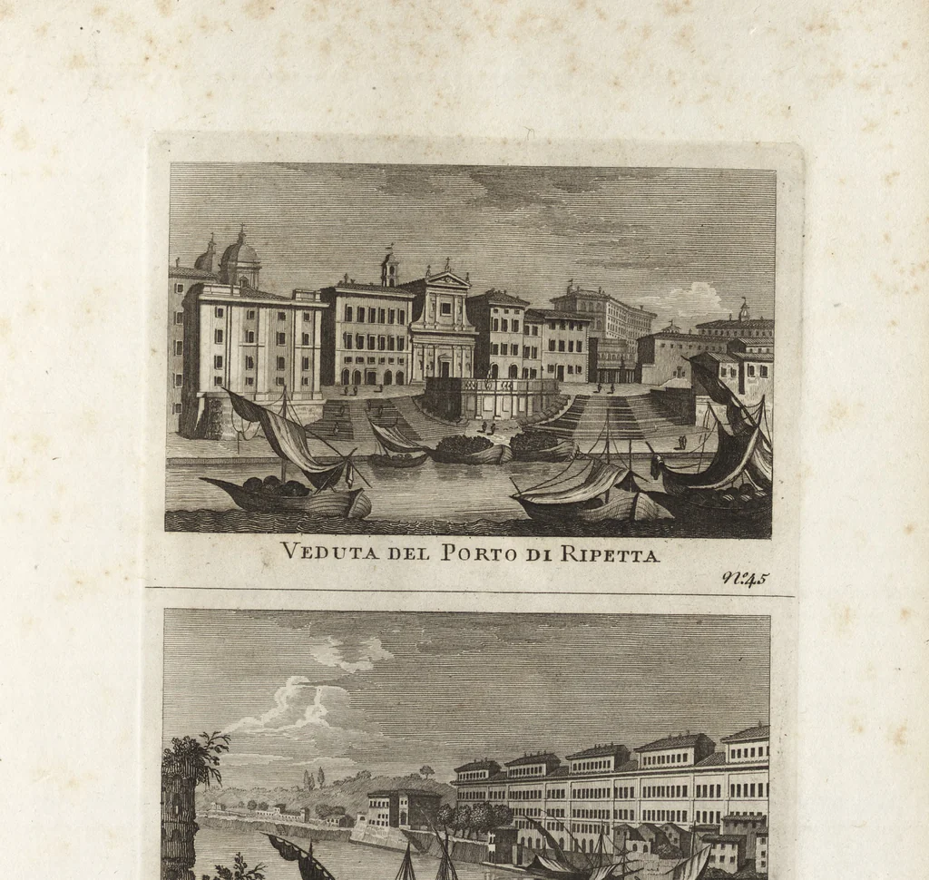 An illustration from Nuova raccolta di 100 vedutine antiche della cittá di Roma e sue vicinanze, 1795, leaf 152