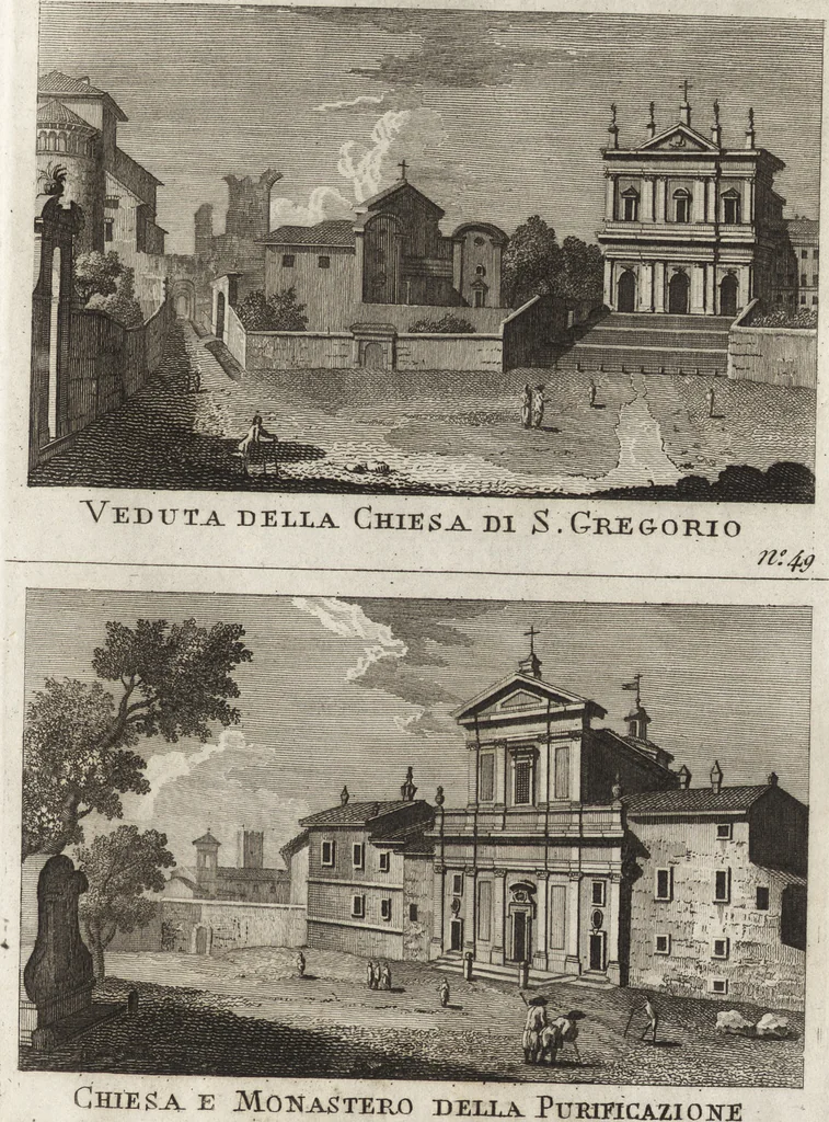 An illustration from Nuova raccolta di 100 vedutine antiche della cittá di Roma e sue vicinanze, 1795, leaf 156