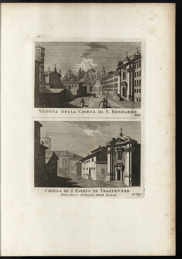 An illustration from Nuova raccolta di 100 vedutine antiche della cittá di Roma e sue vicinanze, 1795, leaf 158