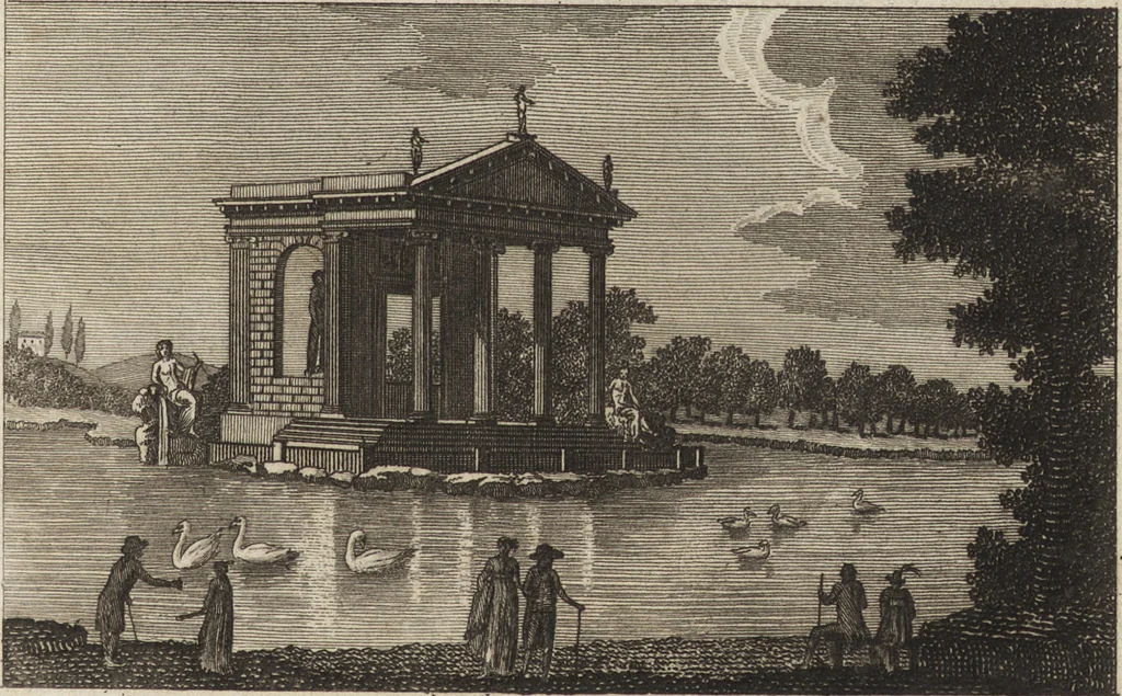 An illustration from Nuova raccolta di 100 vedutine antiche della cittá di Roma e sue vicinanze, 1795, leaf 176
