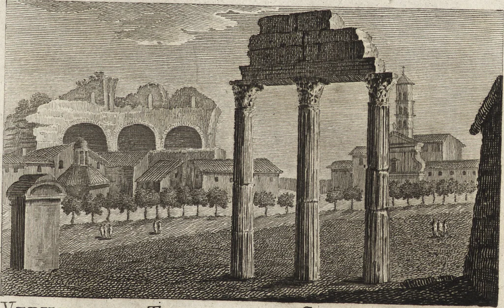 An illustration from Nuova raccolta di 100 vedutine antiche della cittá di Roma e sue vicinanze, 1795, leaf 22