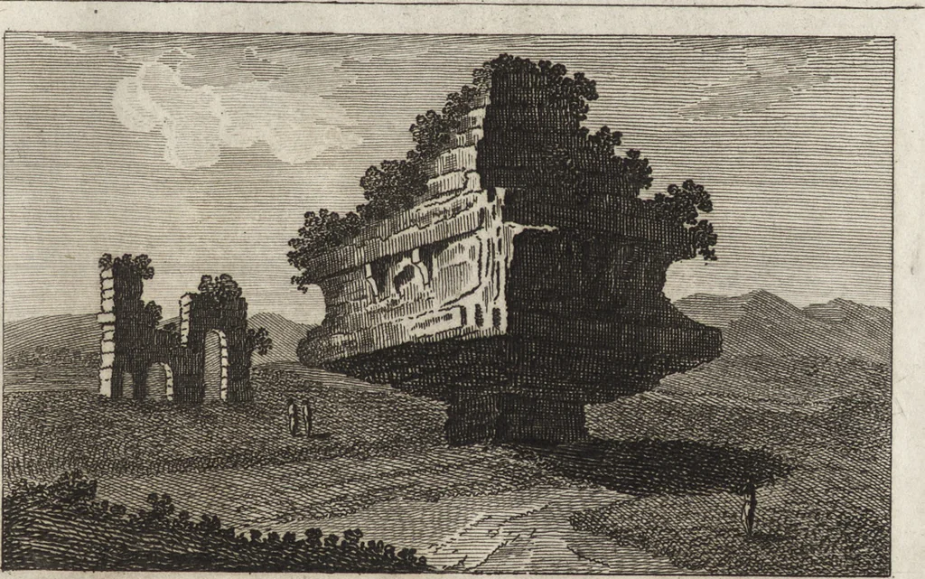 An illustration from Nuova raccolta di 100 vedutine antiche della cittá di Roma e sue vicinanze, 1795, leaf 28