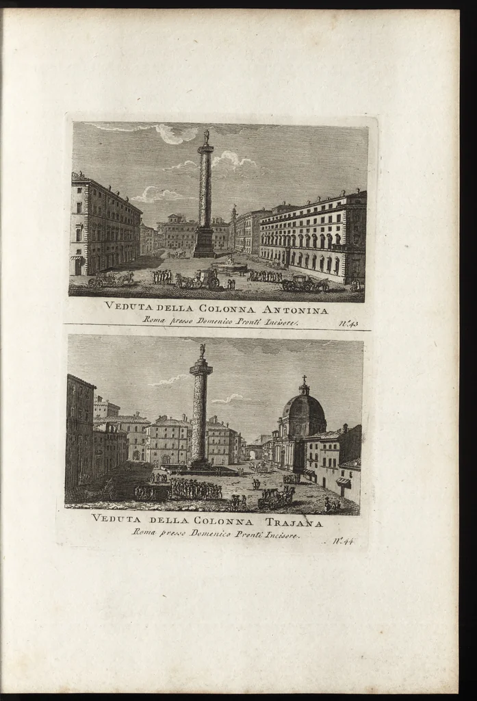 An illustration from Nuova raccolta di 100 vedutine antiche della cittá di Roma e sue vicinanze, 1795, leaf 48