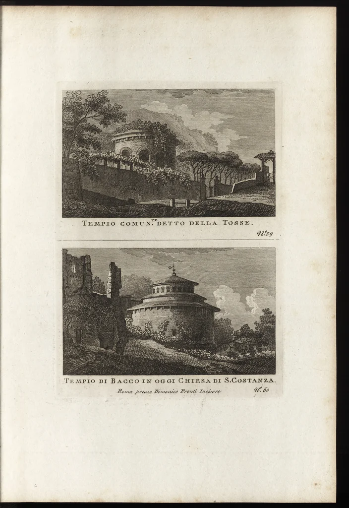 An illustration from Nuova raccolta di 100 vedutine antiche della cittá di Roma e sue vicinanze, 1795, leaf 64