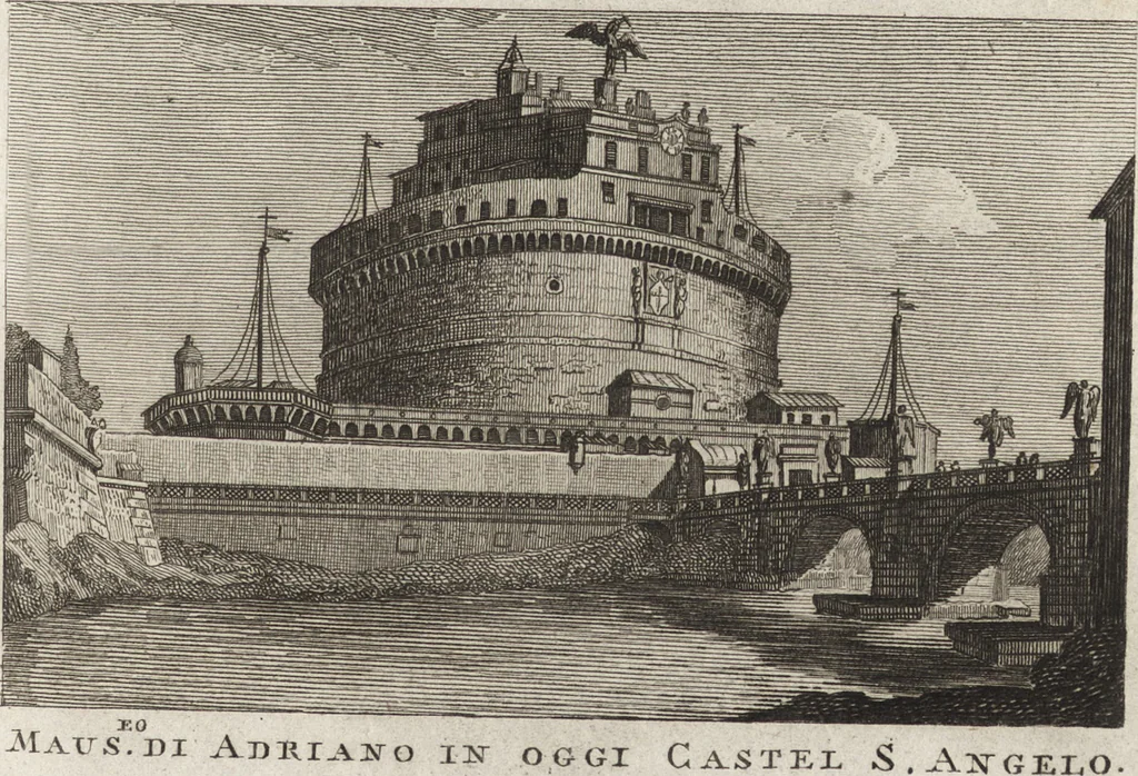 An illustration from Nuova raccolta di 100 vedutine antiche della cittá di Roma e sue vicinanze, 1795, leaf 74