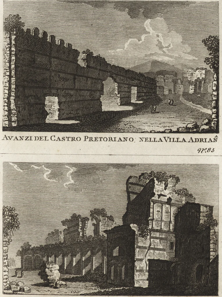 An illustration from Nuova raccolta di 100 vedutine antiche della cittá di Roma e sue vicinanze, 1795, leaf 88
