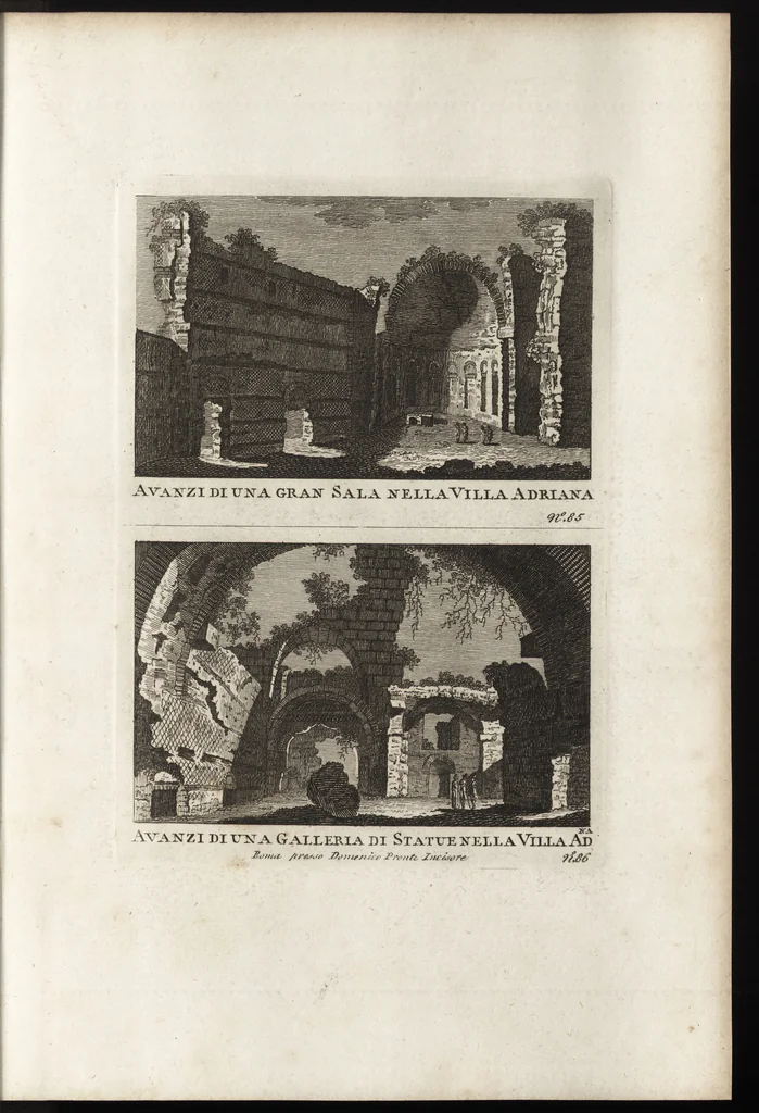 An illustration from Nuova raccolta di 100 vedutine antiche della cittá di Roma e sue vicinanze, 1795, leaf 90
