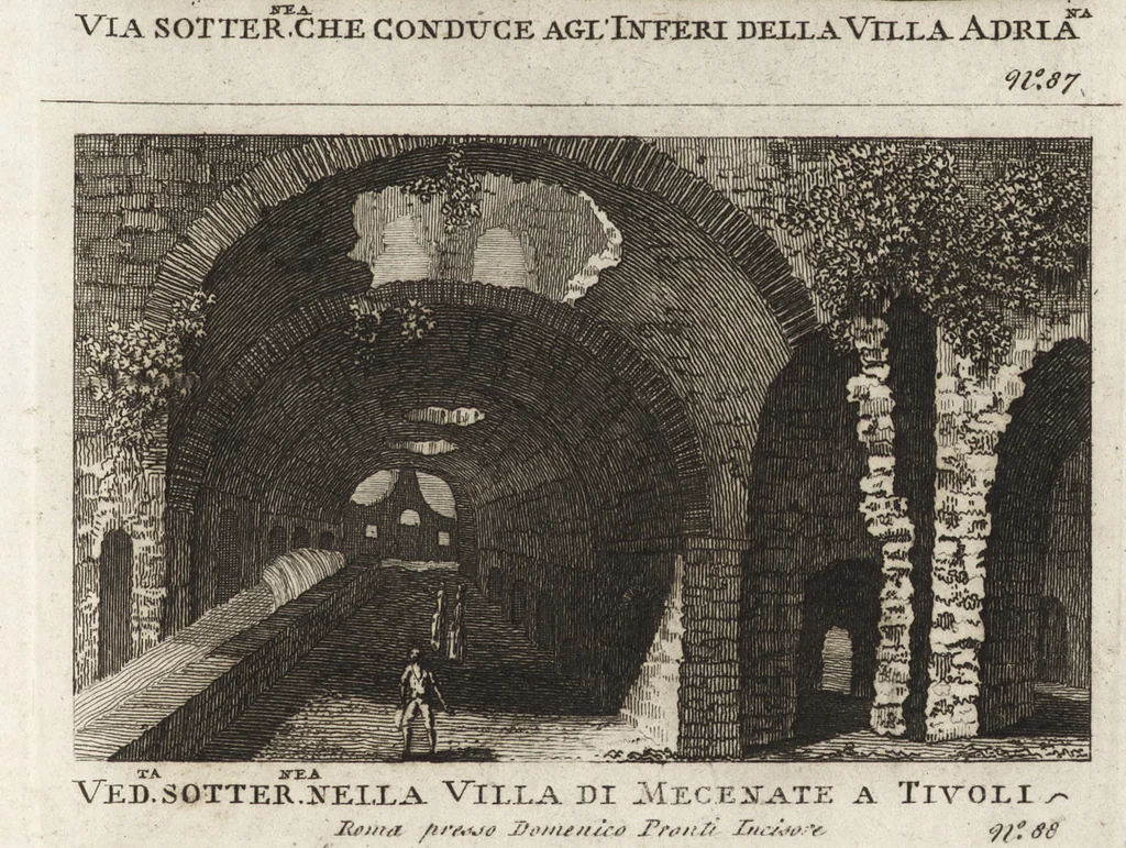 An illustration from Nuova raccolta di 100 vedutine antiche della cittá di Roma e sue vicinanze, 1795, leaf 92