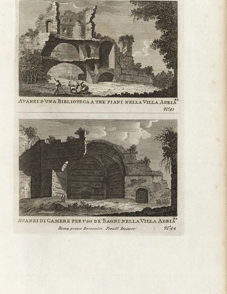 An illustration from Nuova raccolta di 100 vedutine antiche della cittá di Roma e sue vicinanze, 1795, leaf 98