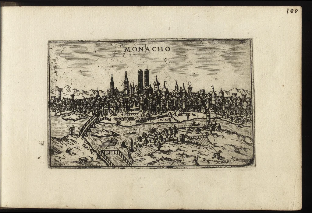 An illustration from Raccolta di le piu illustri et famose citta di tutto il mondo, 1599, leaf 202