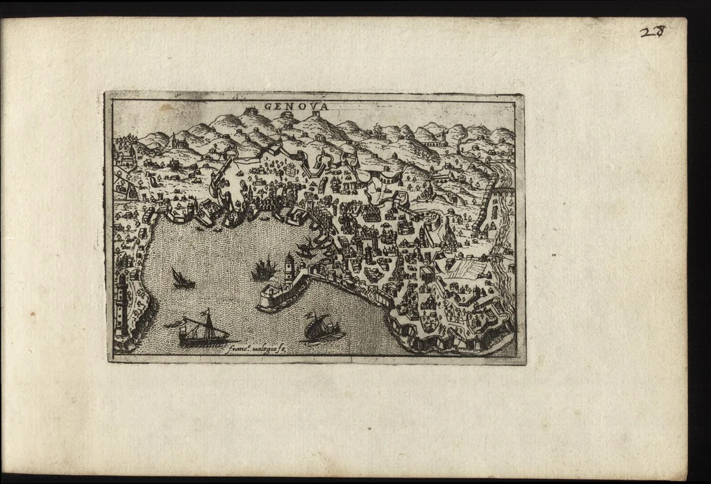An illustration from Raccolta di le piu illustri et famose citta di tutto il mondo, 1599, leaf 58