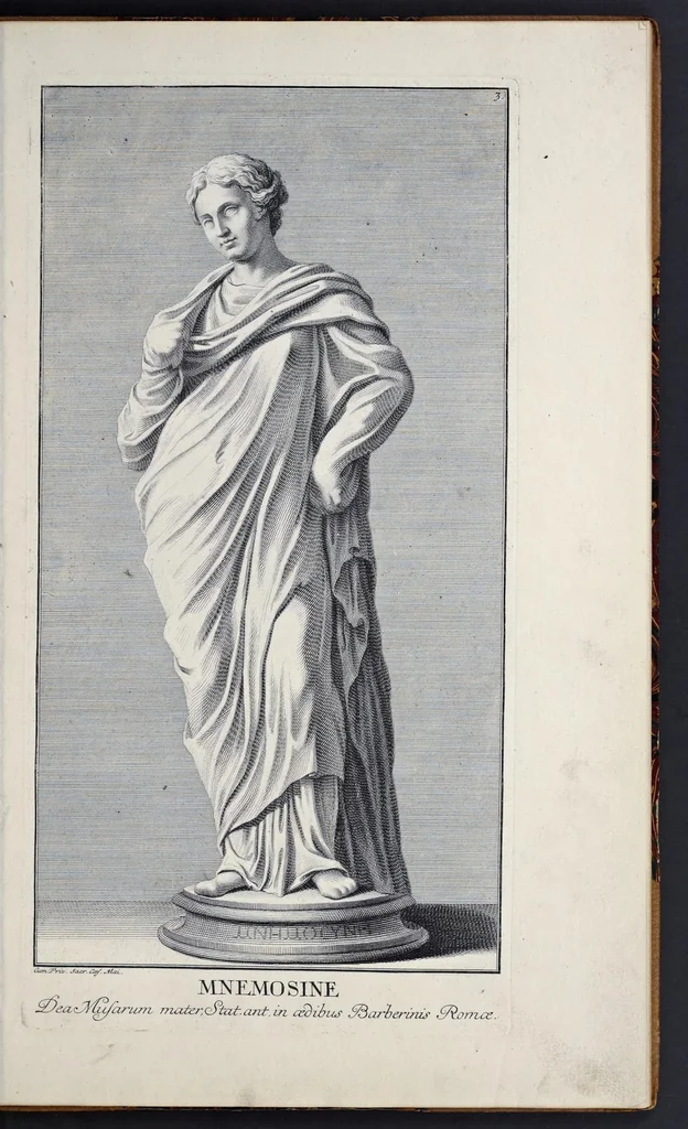An illustration from Statuae insigniores, 1736, leaf 12