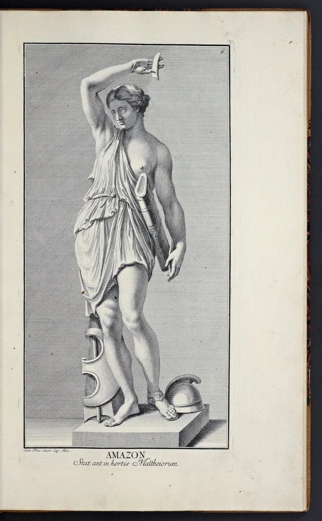 An illustration from Statuae insigniores, 1736, leaf 18
