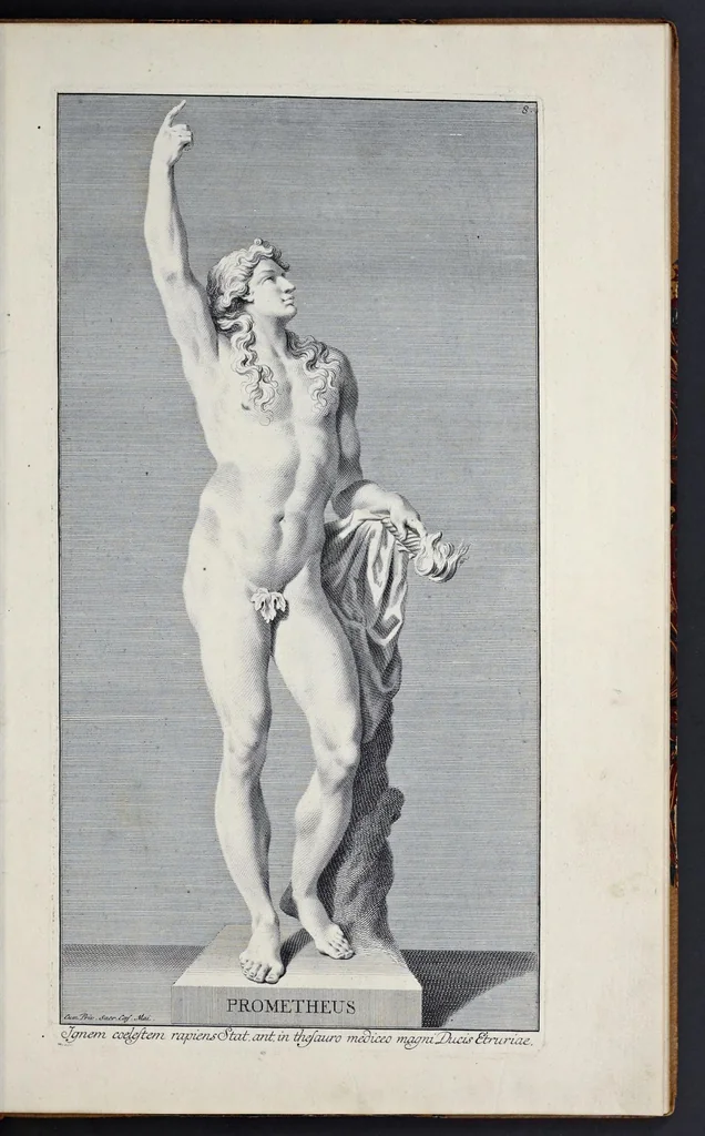 An illustration from Statuae insigniores, 1736, leaf 22