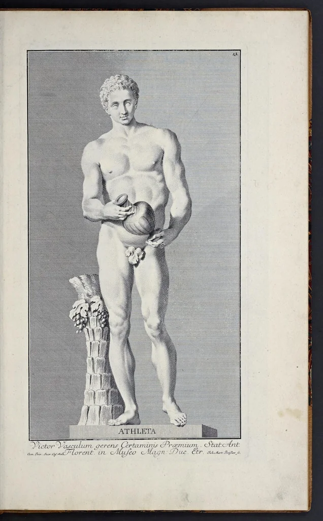 An illustration from Statuae insigniores, 1736, leaf 32