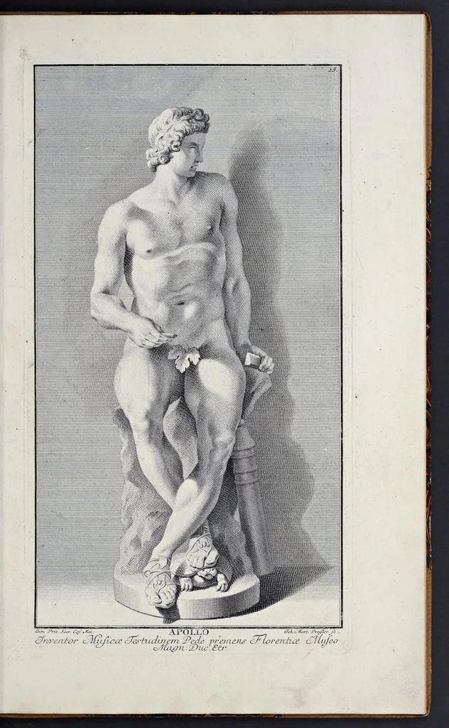 An illustration from Statuae insigniores, 1736, leaf 36