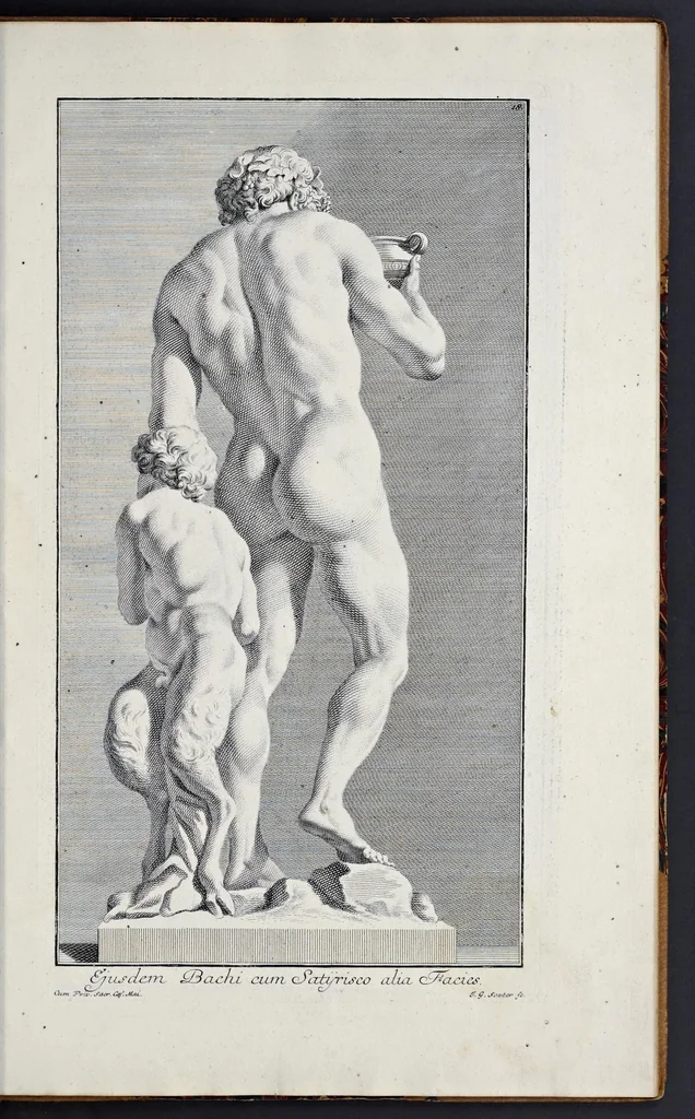 An illustration from Statuae insigniores, 1736, leaf 42