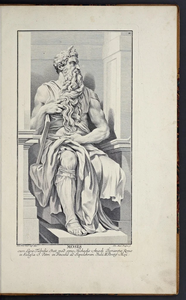An illustration from Statuae insigniores, 1736, leaf 46