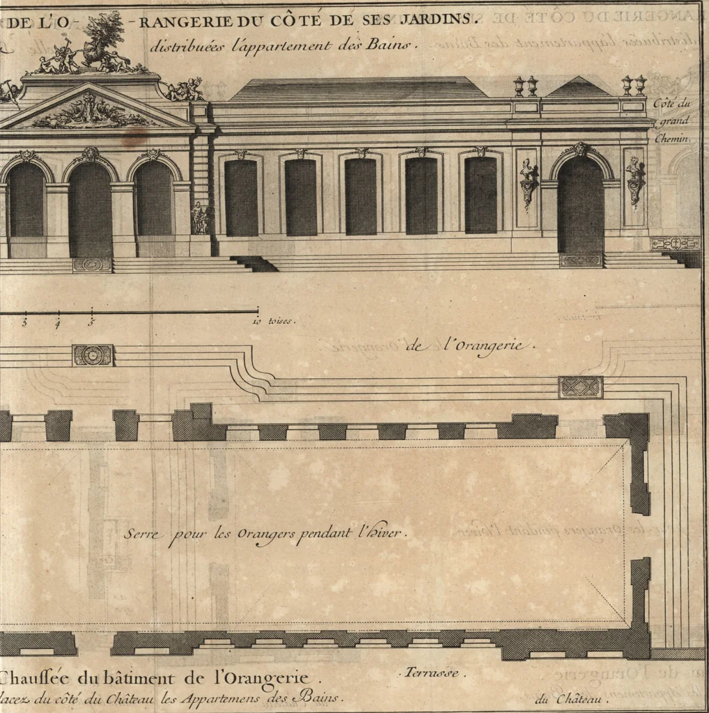 An illustration from De la distribution des maisons de plaisance, et de la decoration des edifices en general, 1737, leaf 138