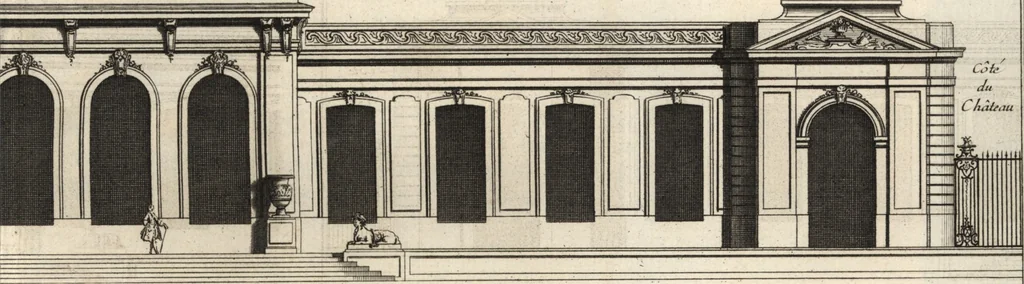 An illustration from De la distribution des maisons de plaisance, et de la decoration des edifices en general, 1737, leaf 150