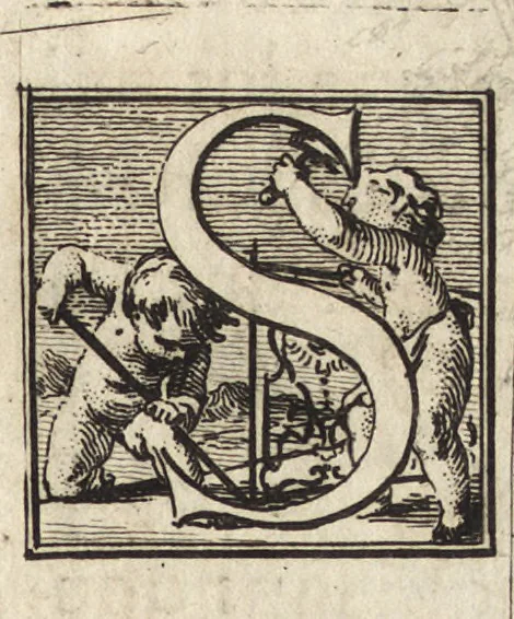 An illustration from De la distribution des maisons de plaisance, et de la decoration des edifices en general, 1737, leaf 228