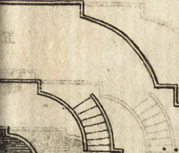 An illustration from De la distribution des maisons de plaisance, et de la decoration des edifices en general, 1737, leaf 294