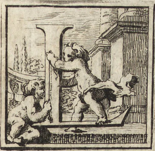 An illustration from De la distribution des maisons de plaisance, et de la decoration des edifices en general, 1737, leaf 30
