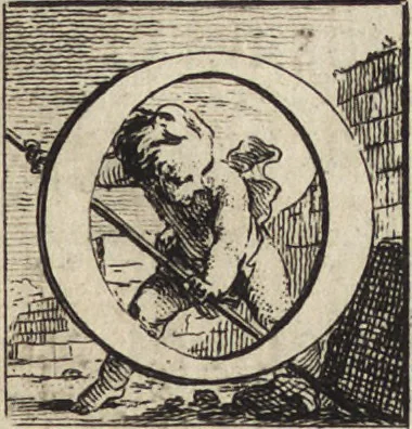 An illustration from De la distribution des maisons de plaisance, et de la decoration des edifices en general, 1737, leaf 344