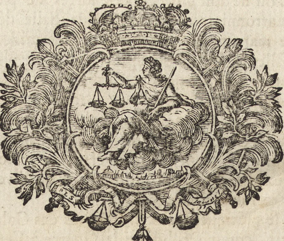 An illustration from De la distribution des maisons de plaisance, et de la decoration des edifices en general, 1737, leaf 397