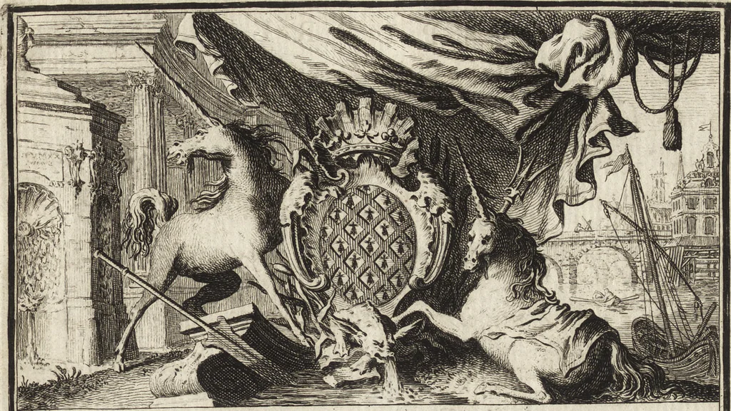 An illustration from De la distribution des maisons de plaisance, et de la decoration des edifices en general, 1737, leaf 8