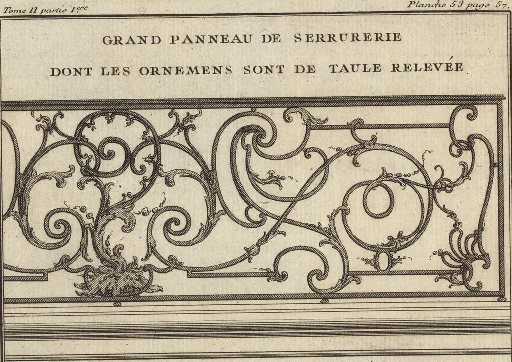 An illustration from De la distribution des maisons de plaisance, et de la decoration des edifices en general, 1737, leaf 171