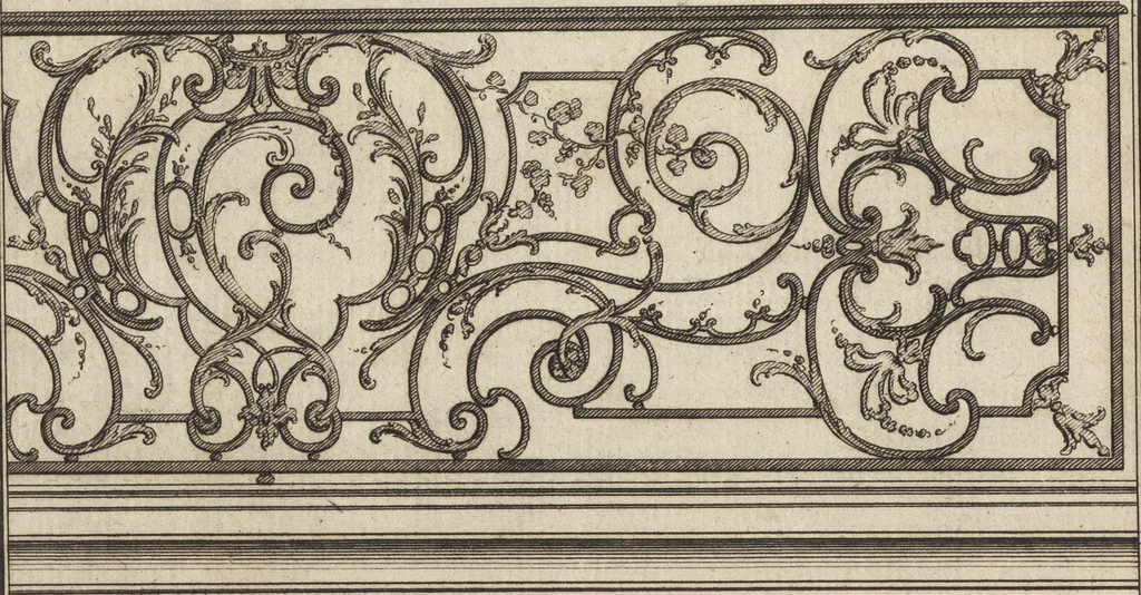 An illustration from De la distribution des maisons de plaisance, et de la decoration des edifices en general, 1737, leaf 171
