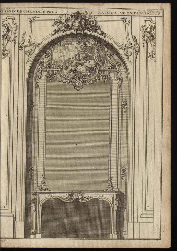 An illustration from De la distribution des maisons de plaisance, et de la decoration des edifices en general, 1737, leaf 202